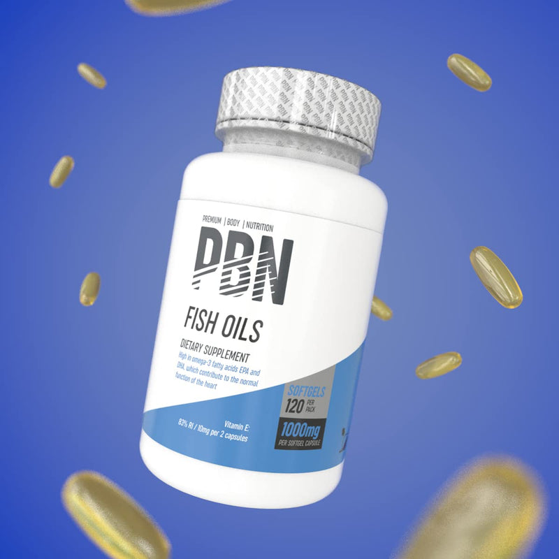 PBN Fish Oil Softgels 1000mg 18/12 EPA/DHA 120 count (Pack of 1)