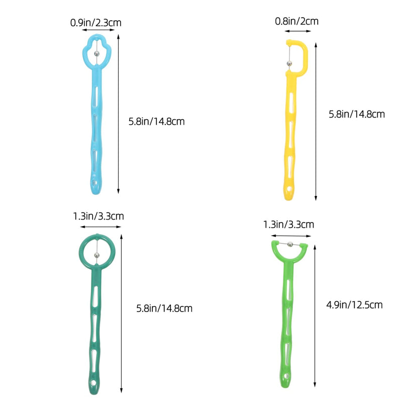 [Australia] - 4 PCS Tongue Trainer,Oral Muscle Training Tool Portable Tongue Exerciser for Kids Tongue Tip Training Device 