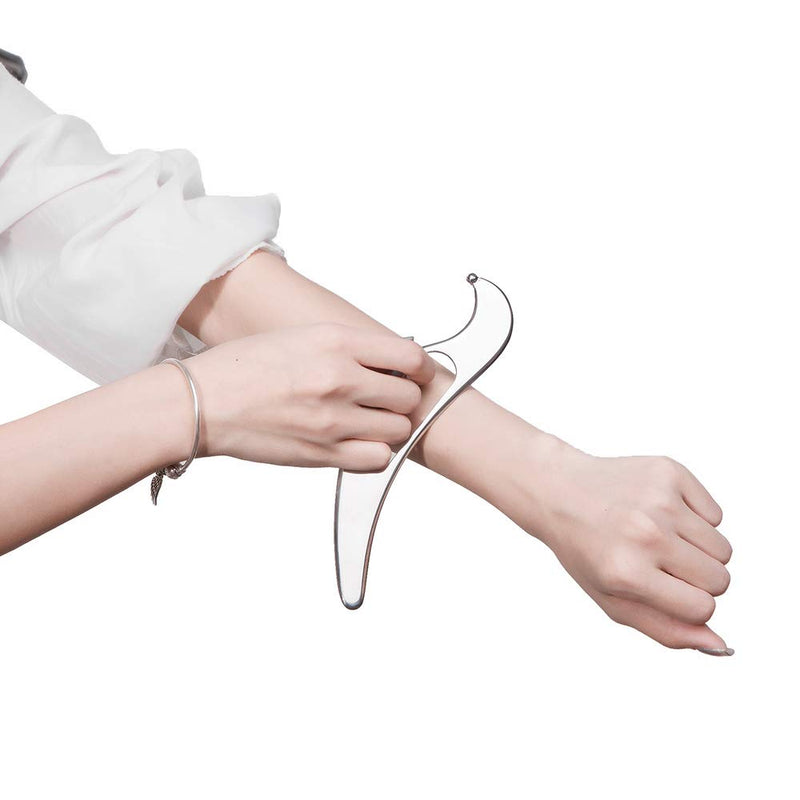 Guasha Tools, Stainless Steel Scraping Massage Tools, Muscle Scraper Massage Tools for Soft Tissue Mobilization Therapy and Deep Tissue Muscle Scraping