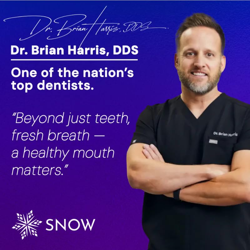Snow Diamond Series Teeth Whitening Kit, 75+ Treatments, for Sensitive Teeth, Advanced Whitening Serum