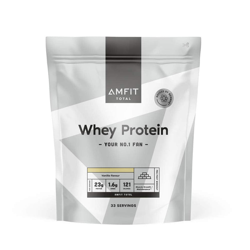 [Australia] - Amazon Brand: Amfit Nutrition Whey Protein Powder, Vanilla, 33 Servings (Pack of 1) 33 Servings (Pack of 1) 