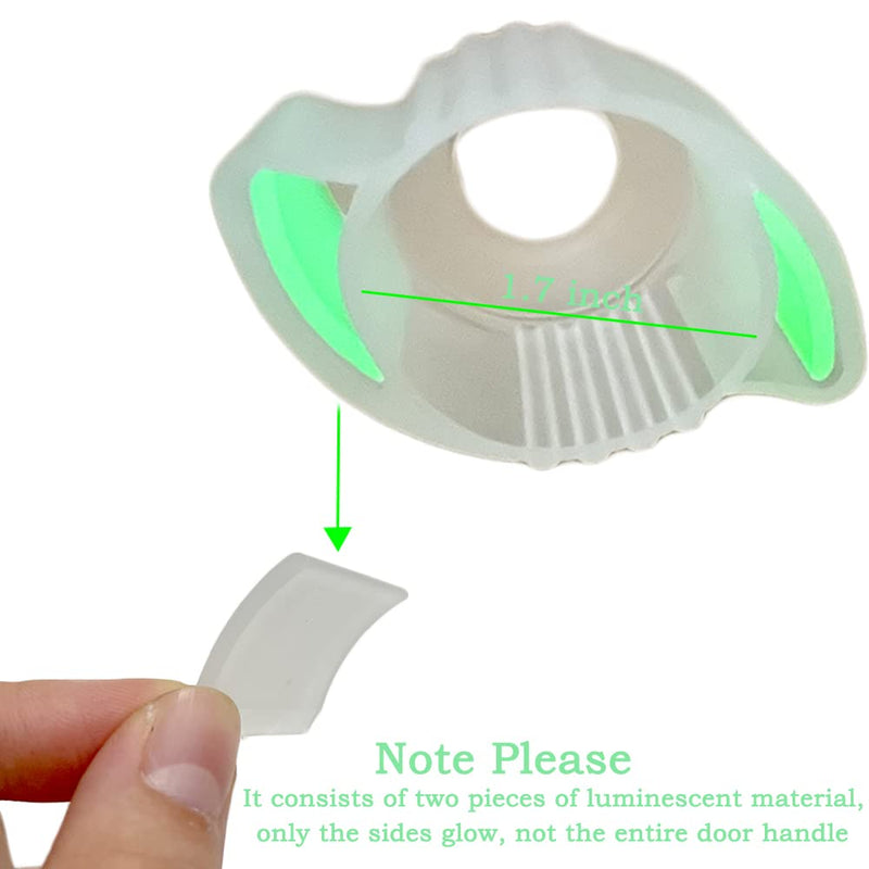 [Australia] - Silicone Doorknob Grips for Arthritis Elderly Disabled - Easy Open Door Living Aid, Fluorescent, 4PCS 