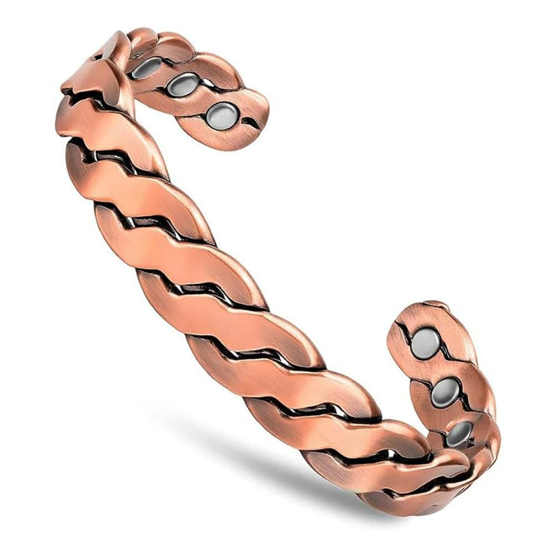 [Australia] - Copper magnetic bracelet with 6 magnets for men and women 