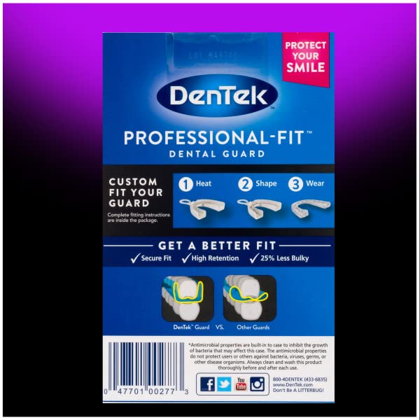 [Australia] - DenTek Professional-Fit Dental Guard for Nighttime Teeth Grinding, 1 Count, (Pack of 3) 