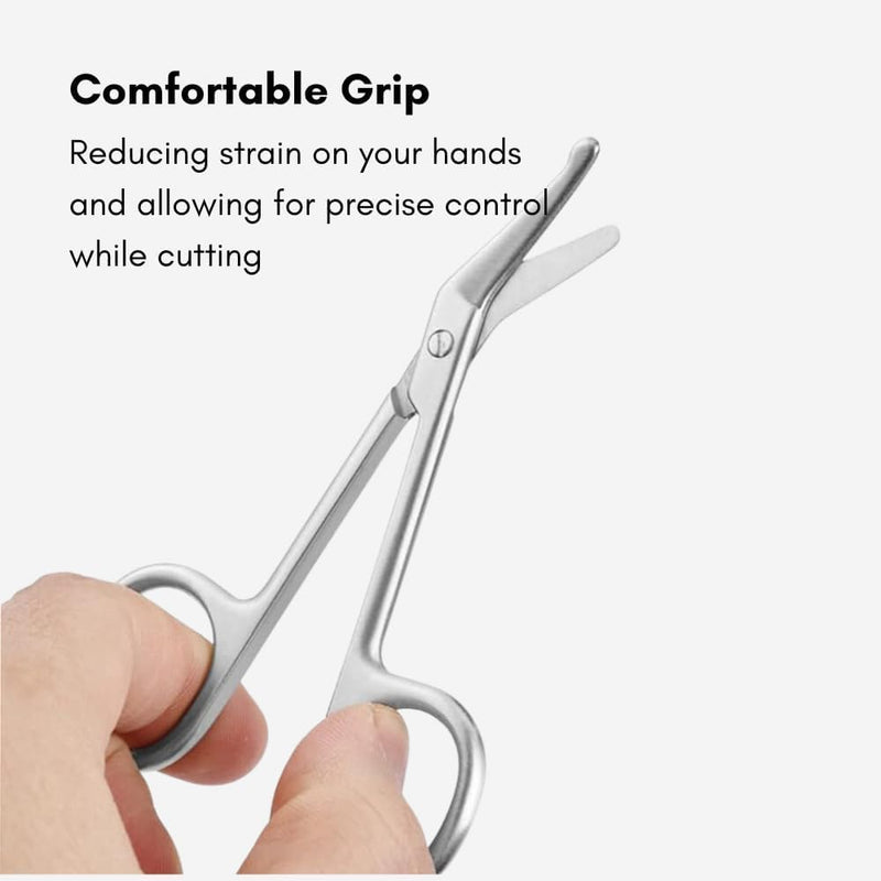 [Australia] - Ostomy Supplies, Ostomy Scissors Stainless Steel Scissors for Doctors, Nurses, Veterinary Home Nursing, 4.3 x 2.1 Inch. 1pcs 