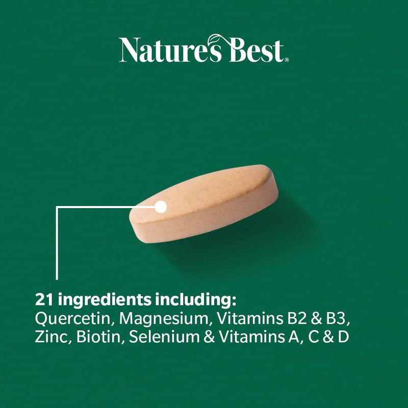 Nature's Best Multi-Max Multivitamin for Teen Him - with Vitamin C, Selenium and Magneisum - Growth & Development Support for Boys 13-19 - UK Made - 90 Tablets (3 Months' Supply)