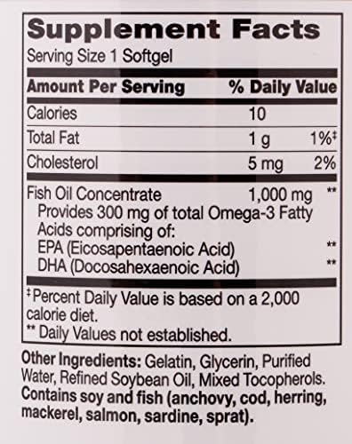 [Australia] - 21st Century Fish Oil 1000 mg Softgels, 300 Count 1 