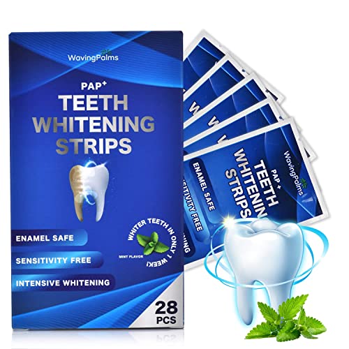 [Australia] - Sensitive Teeth Whitening Strips Kit: Professional Dental Whitening Set - 14 Hydrogen Peroxide-Free Treatments for Whiter Teeth - Effective & Gentle Teeth Whitener (28 PCS) 