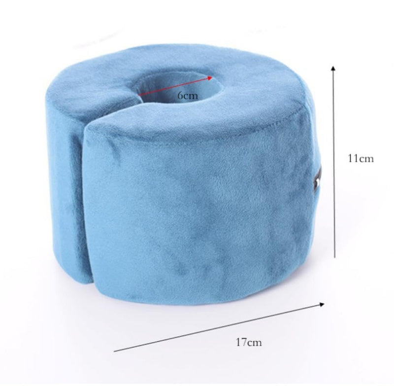 TINAYAUE Adult Anti Pressure Ring Foot Elevation Pillows Ankle Heel Protection Cushion Wedge Support Bedridden Patient Elderly for Reducing Pressure Blue 2pcs