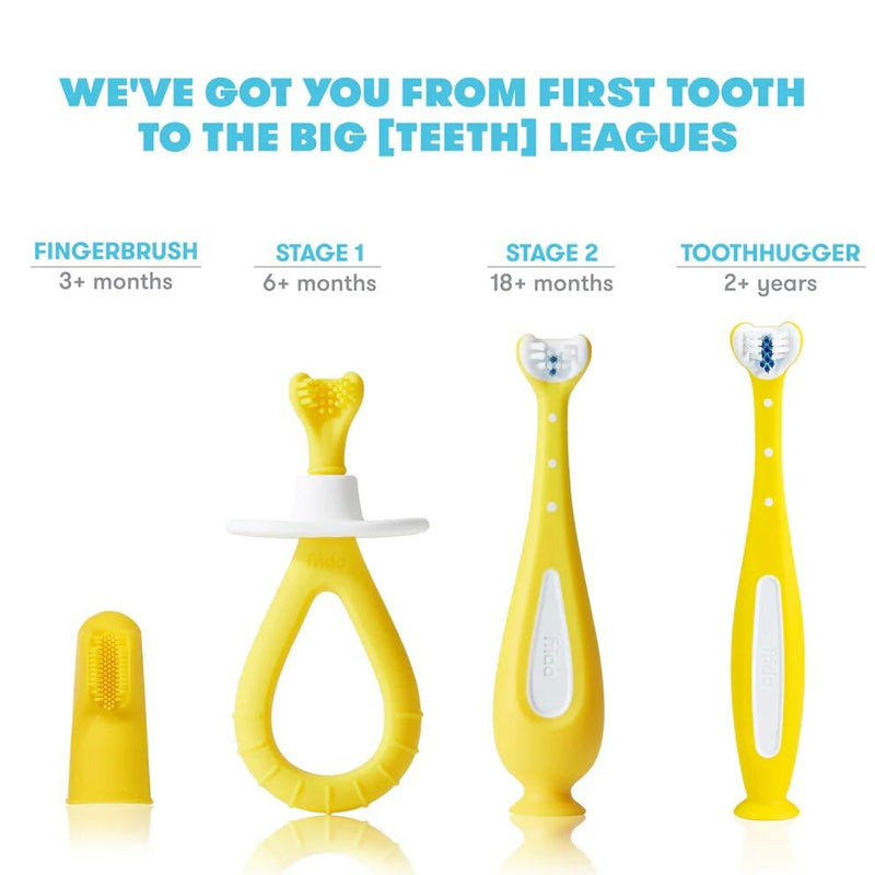 [Australia] - Frida Baby Training Toothbrush for Toddlers (Pack of 2) 