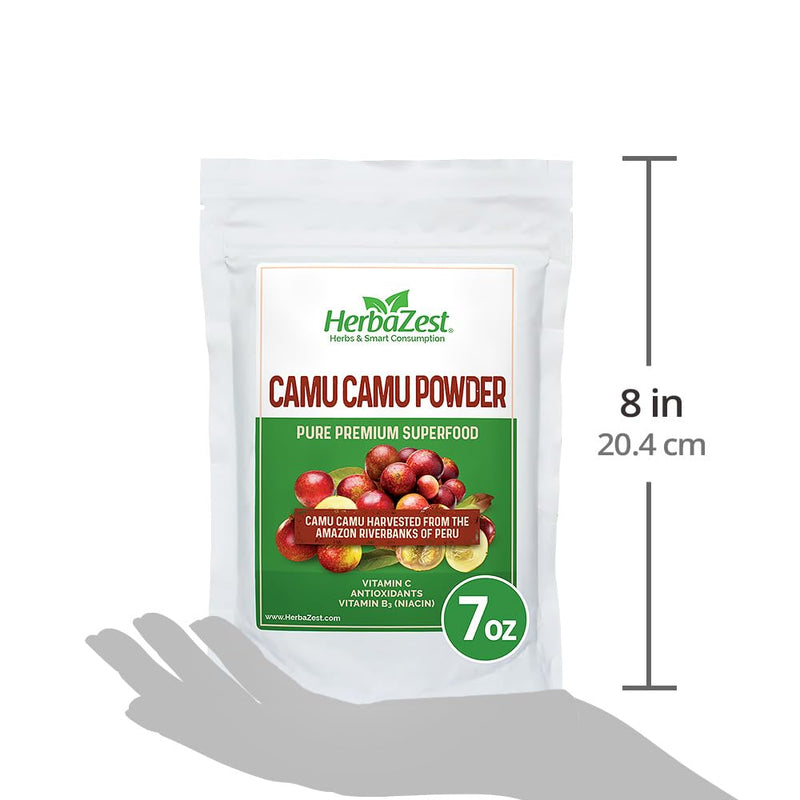Camu Camu Powder – 7oz, Pure, Vegan & Vitamin C-Rich