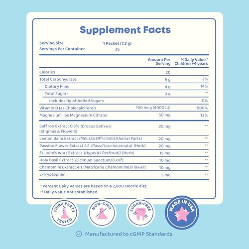 JoySpring Cherry Pixie Sticks with Saffron and LingoLeap B9 – L-Methylfolate for Kids