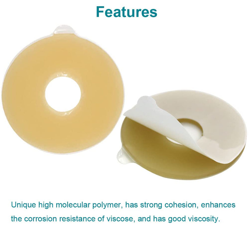 Ostomy Barrier Rings No Leaking Barrier Extenders for Colostomy Bags Pack of 10 2mm-10pcs