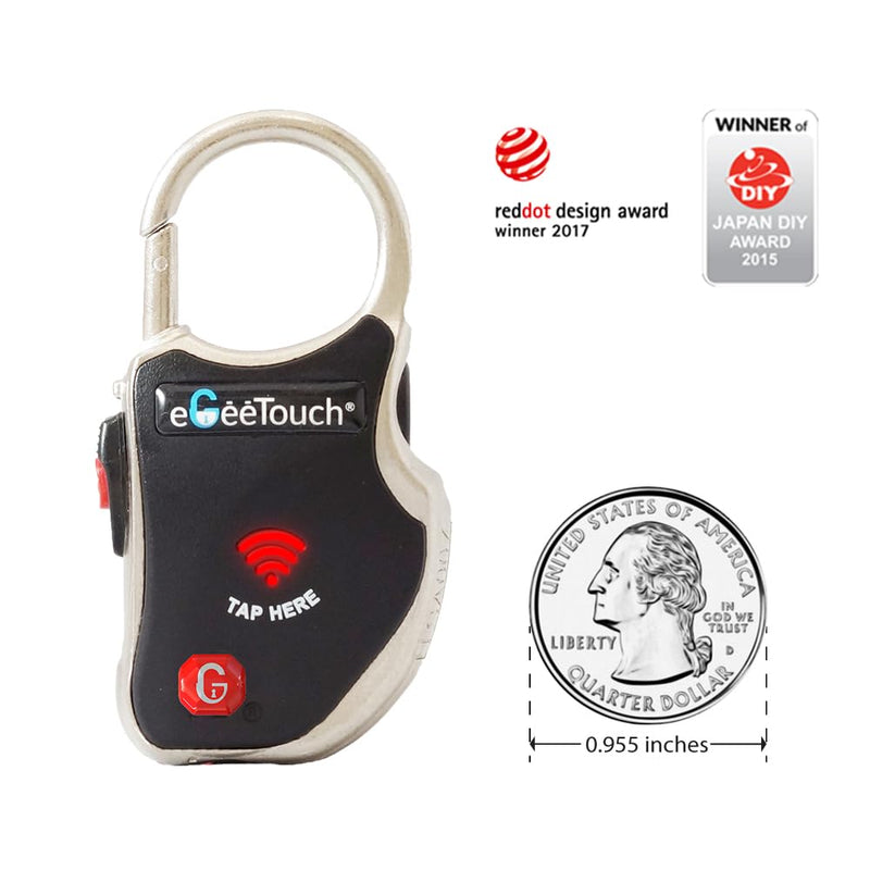 Smart Travel Lock-Secure & Track Your Luggage/Backpack Anywhere You go.. (Mix 2 Pack) One Size Mix 2 Pack