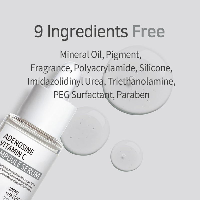APLB Adenosine Vitamin C Ampoule Serum | ADENO VITA CEN™ 38.8% 1.35 FL.OZ/Korean Skincare, Wrinkle care, Deep hydration, Sensitive skin, Revitalize for gentle and improve skin texture