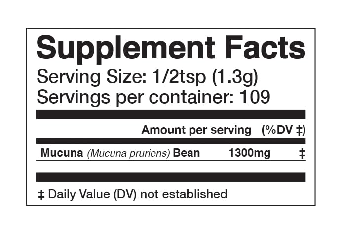 [Australia] - Anima Mundi Apothecary Mucuna Powder - Adaptogenic Mood Support Supplement Powder - Mucuna Mood Booster Powder - Add to Coffee, Tea & More to Promote Positive Mood (5oz / 142g) 