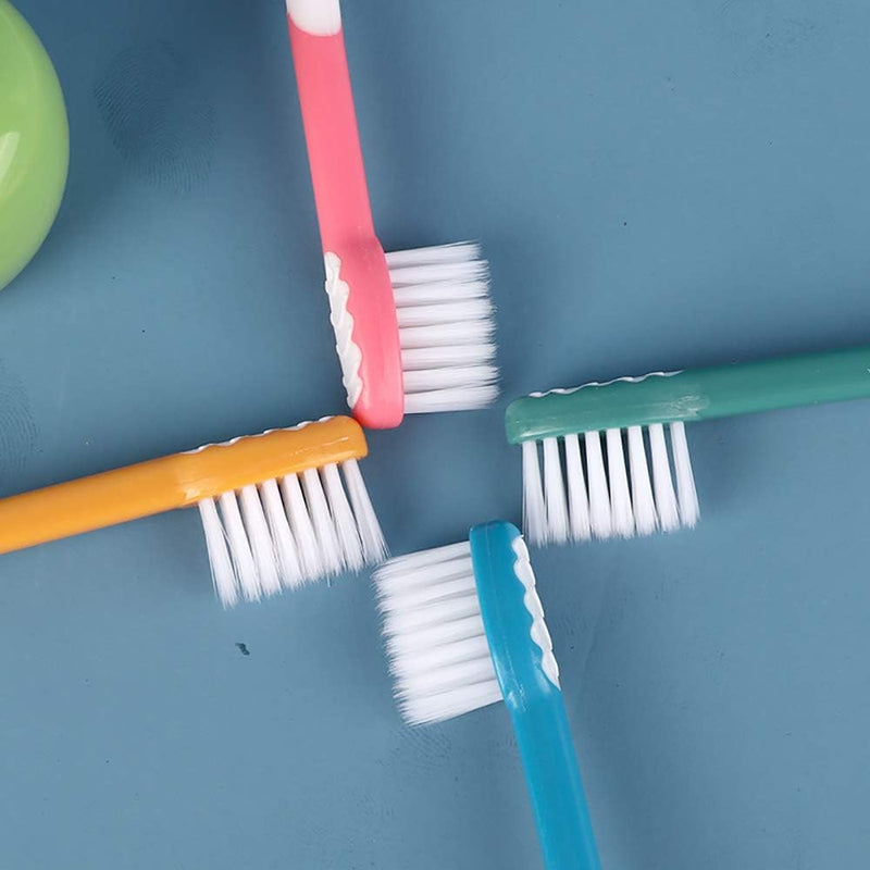 [Australia] - 32 Packs Kids Toothbrush Set, Lovely Little Deer Soft Toothbrush for Kids 2-8 Years (Pink&Orange&Blue&Green) 32pack-deer 