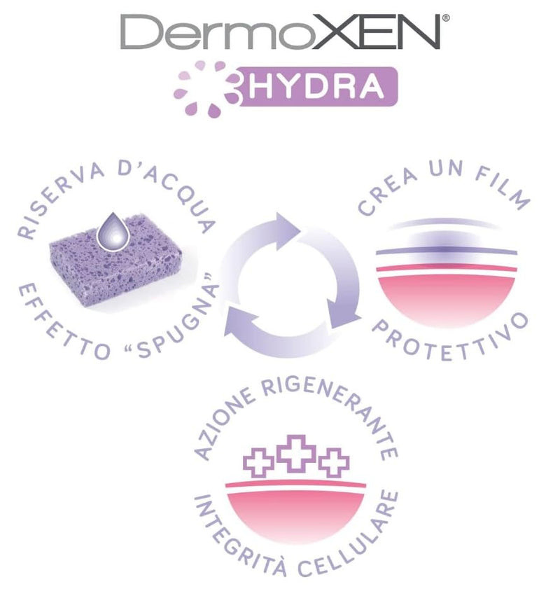 [Australia] - DermoXEN HYDRA vaginal suppositories for the vagina with hyaluronic acid - lactic acid bacteria for the vagina against vaginal dryness, burning, itching and irritation - lactic acid suppositories in menopause - 7 pieces. 