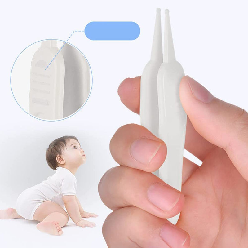 [Australia] - GSHLLO 6 Pcs Baby Nasal Tweezers Nose Cleaning Tweezers Infant Booger Pickers Removers Ear Cleaning Clips Care Tools for Baby 