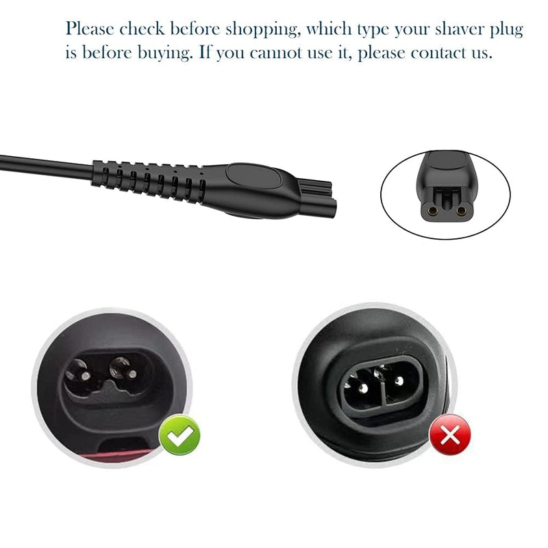 [Australia] - 15V electric shaver charger for Philips Norelco hq8505 7000 5000 3000, mg5750 mg7790 mg7720 BG5020 beard trimmer, Aquatec, Arcitec, Quadra, Speed-XL, Precision hair trimmer charging cable power supply 