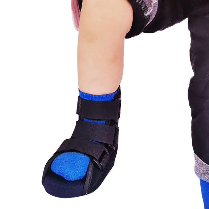 [Australia] - Post-Op Shoe Children's Walking Boots Adjustable Fracture Boots Plaster Cast Shoe Orthopedic Boots for Broken Foot, Toe Sprains, Ankle Injuries Pain Relief After Operations EU 28 (Shoe Length 18 cm) 