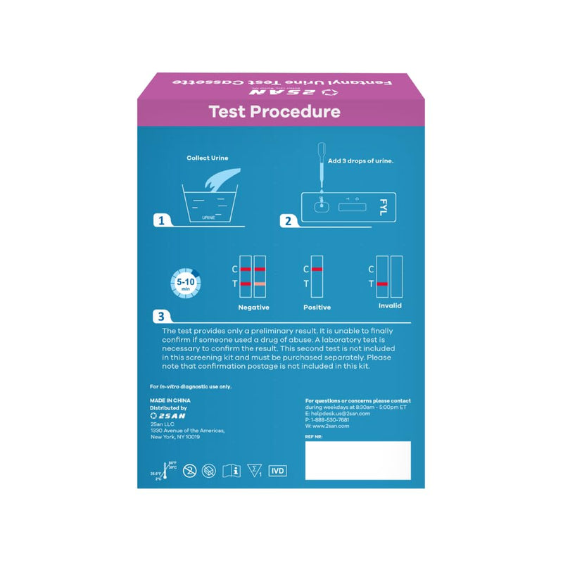 [Australia] - Drug Test Kit Fentanyl Test Strips - Urine Drug Test for Accurate and Easy at Home Drug Test 