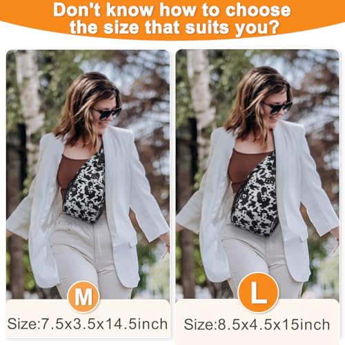 Pritent Crossbody Bags for Women & Travel Duffle Bag for Women(Cow Print)