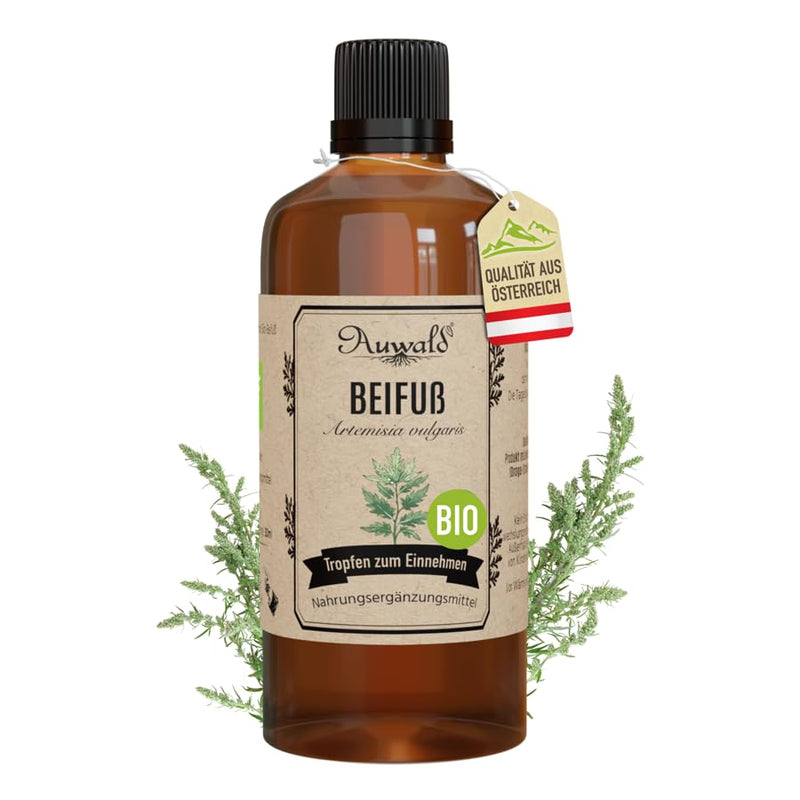 [Australia] - NEW! Auwald mugwort drops organic - high-quality extract, extract, essence & tincture - 100% organic agriculture, free from artificial additives and dyes, made in Austria - 100ml 