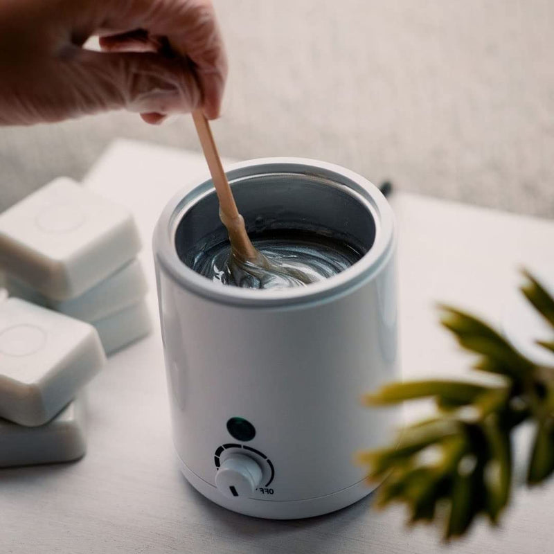 [Australia] - ZJchao Mini Hair Removal Wax Hot Machine, Paraffin Wax Warm Machine with 6 Gears Temperature Adjustment for Men Women, Waxing Pot Warmer Hair Removal (US Plug) US Plug 