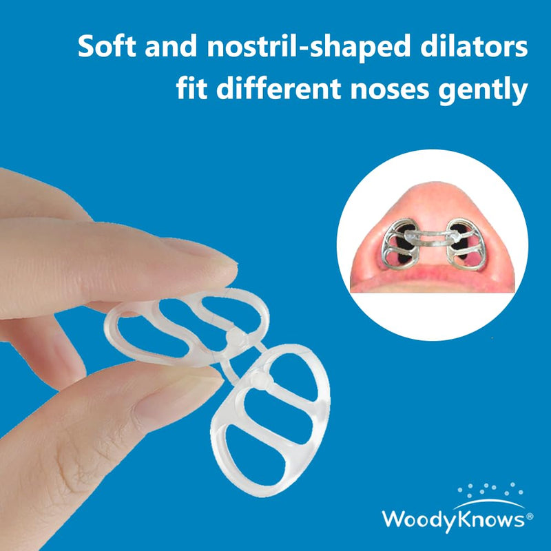 [Australia] - WoodyKnows Super-Support Nasal Dilator, improves sleep and sports airflow, nasal congestion and nose-related snoring aid (Trial XS/S/M/L) Trial 