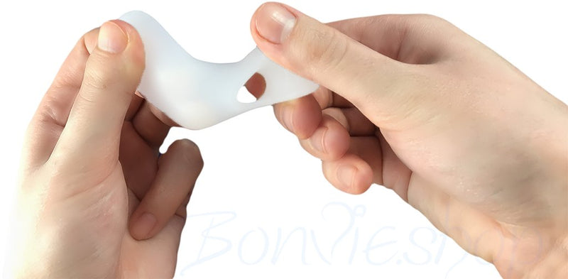 [Australia] - Bonvie.shop 1 pair of gel cushions, small toes, pressure protection, ball pads, small toe protectors, small toe spreaders, toe separators 
