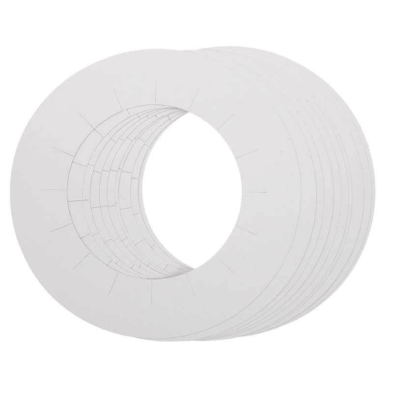 [Australia] - 30pcs Wax Machine Mat Wax Warmer Collar ing Machine Mat Hair Removal Kit Cloth Strips ing Protection Collars s Warmer Ring Paper Lining White 