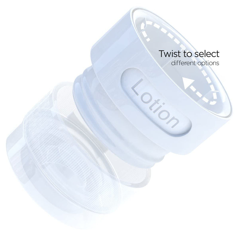Dot&Dot Compressible Packing Cubes + 2 oz Leak Proof Travel Bottles