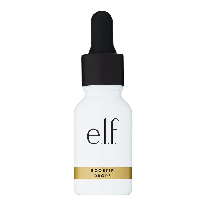 e.l.f. Skin Antioxidant Booster Drops, Lightweight Drops For Added Antioxidants, Infused With Vitamin C, Vitamin E & Snow Mushroom Extract 0.51 Fl Oz (Pack of 1)
