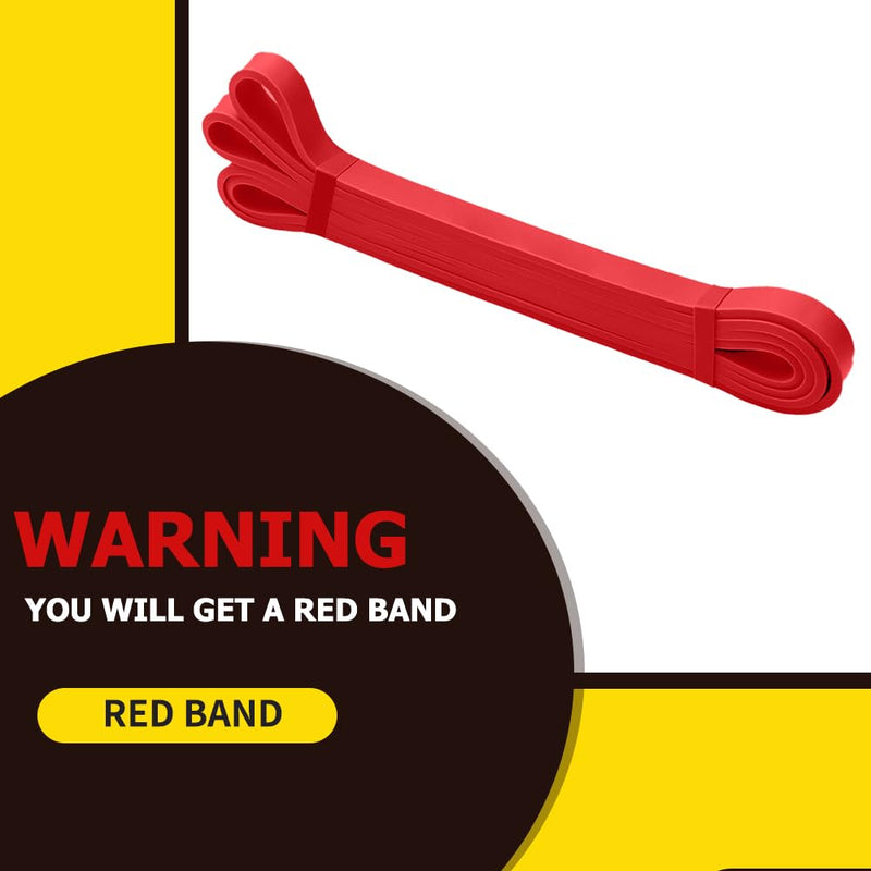[Australia] - Resistance Band Pull up Band Fitness Exercise Bands Natural Latex for Workout Body Stretch Powerlifting Band Fitness Sport Training at Home/The Gym red 