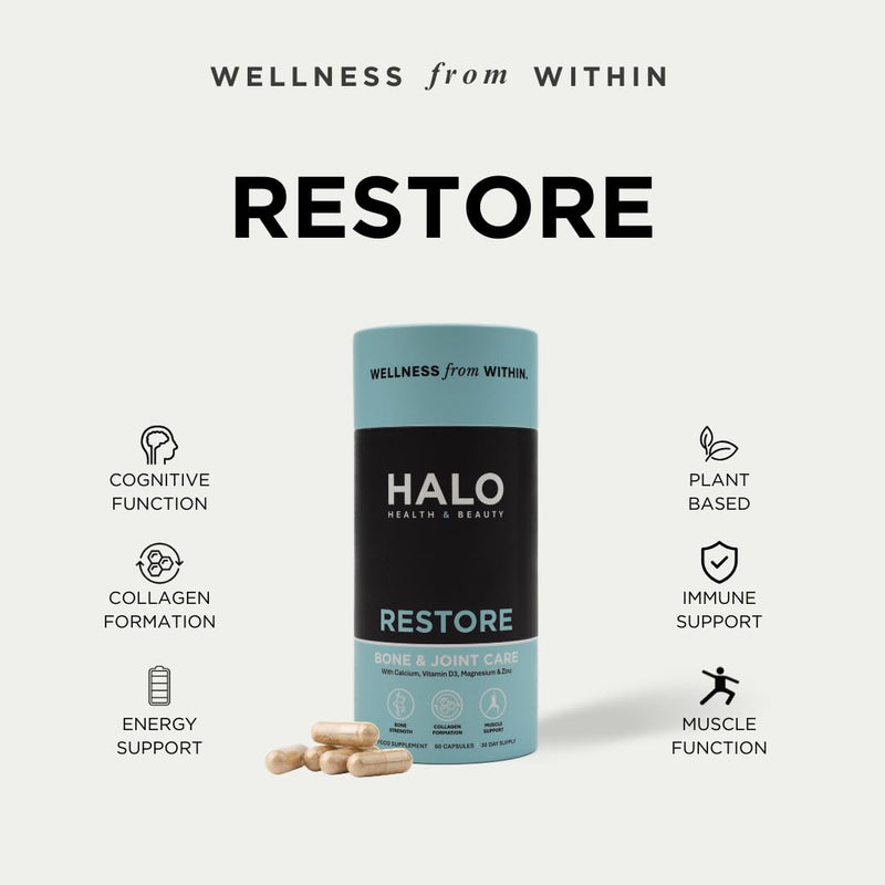 Restore Bone & Joint Care, Calcium, Vitamin D3, K2, Magnesium Supplement