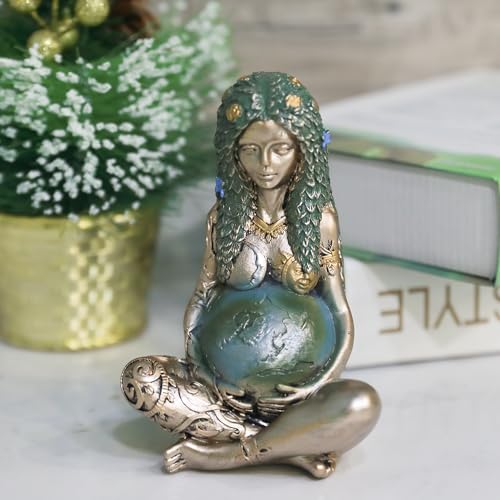 Goddess Statue, Gaia Statue Mother Earth Nature Moon Statues Home Decor