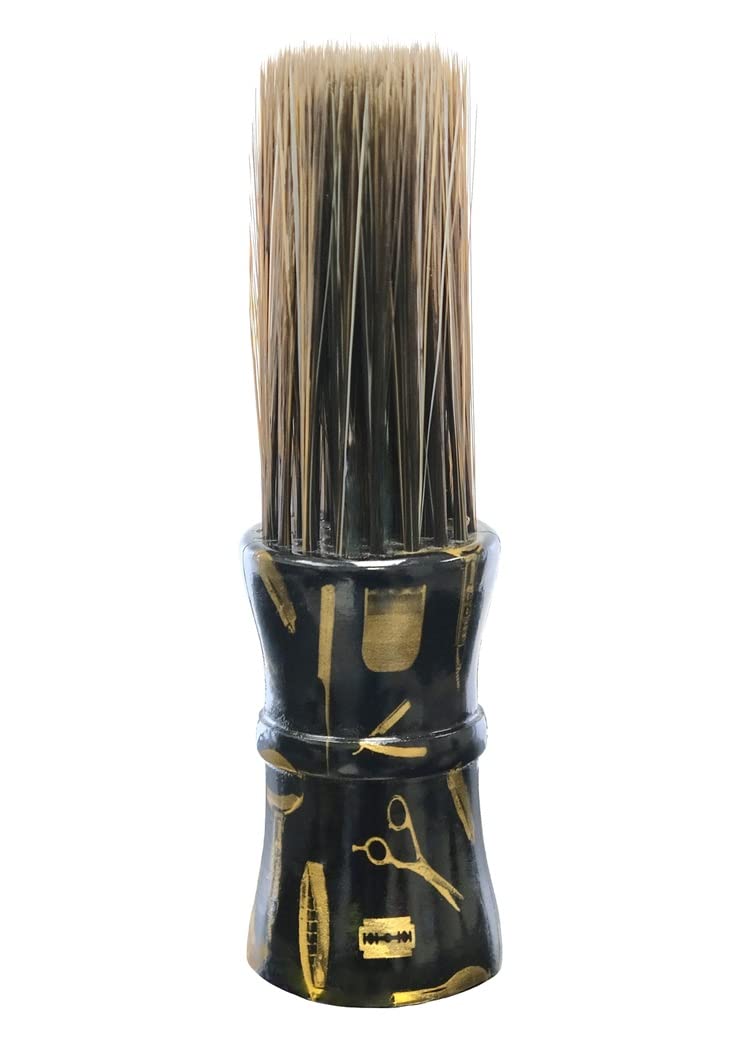 King Midas Empire - Barber Duster Brush - Face And Neck Duster for Hair Cutting - Nylon Bristles Duster Brush For Salon and Home Use - Soft Duster Barber Brush.