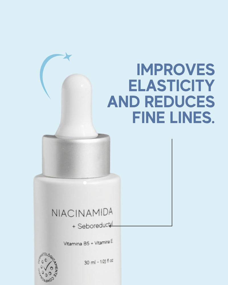 Niacinamide Face Serum 5% – Pore Minimizer with Vitamin B5 & E – Oil Control & Brightening Treatment for Smoother Skin – 1 Fl Oz Niacinamide 1 Fl Oz (Pack of 1)