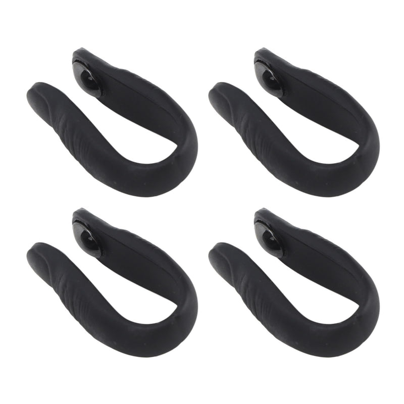 [Australia] - ZJchao 4pcs Thumb Acupoint Clip, Acupressure Hand Clip Stress Reduction Wearable Magnets Headache Migraine Relief Clip (Black) Black 