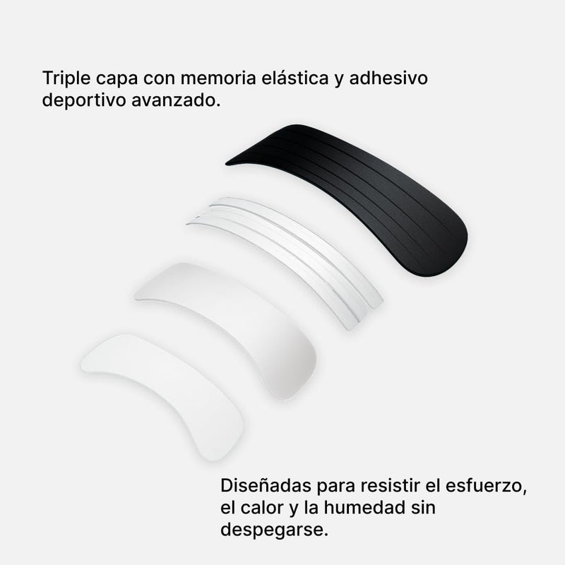 Hermetic Performance Nasal Strips - Pack of 4 Colours, Sports Nasal Strips, Improves Breathing and Performance