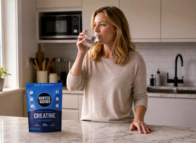 Hunter & Gather Daily Creatine Powder with Magnesium – 5g Creatine Monohydrate – Supports Strength, Energy, Clarity & Muscle Function – Super Soluble, Neutral Taste, Third-Party Tested