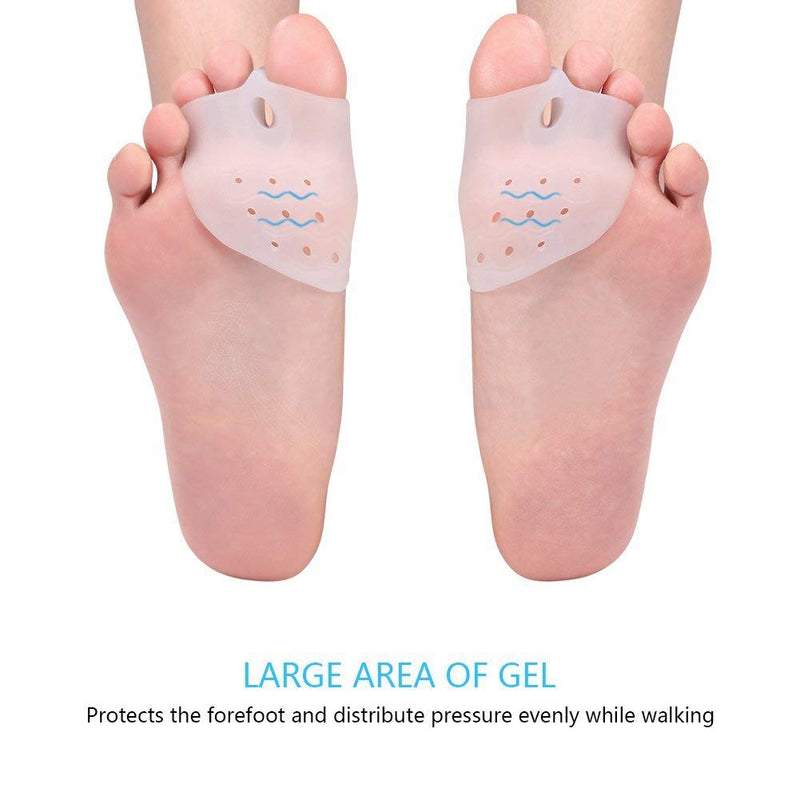 [Australia] - Hallux Valgus Correction, Toe Separator Silicone, 3-Toe Hallux Toe Separator, Bunion Corrector Toe Straightener, 1 Pair Big Toe Straightener for Overlapping Toes, Hammer Toe, Bunion, Bent Toe 