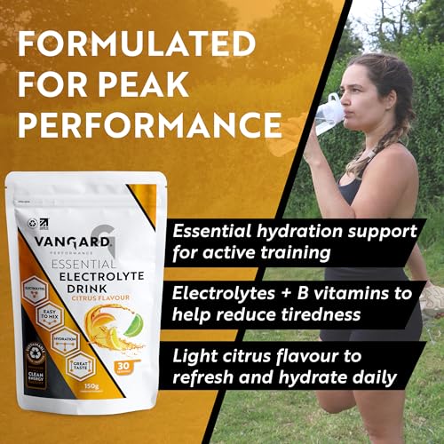 Vangard Creatine & Electrolytes Bundle - Micronised Creatine Monohydrate Powder with Electrolyte Hydration Drink for Strength, Performance, Recovery & Daily Hydration