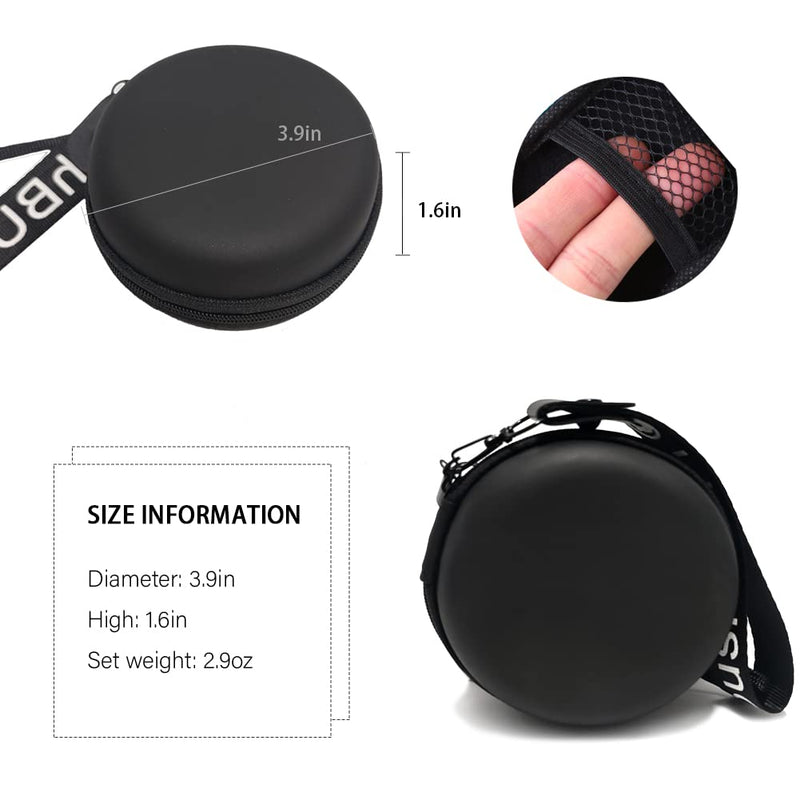 [Australia] - Orthodontic Retainer Organizer Bag Aligner Case Travel Pack Mouth Guard Box (Black Regular) Black regular 