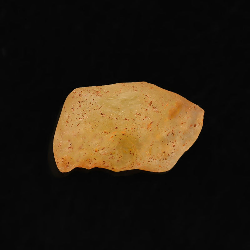 Natural Raw Libyan Desert Glass Tektite Stone, Genuine Libyan Gold Tektite Rough Stone, Wicca & Reiki Healing Crystals, Meteorite Gems Collector Specimen (32x24x16mm)