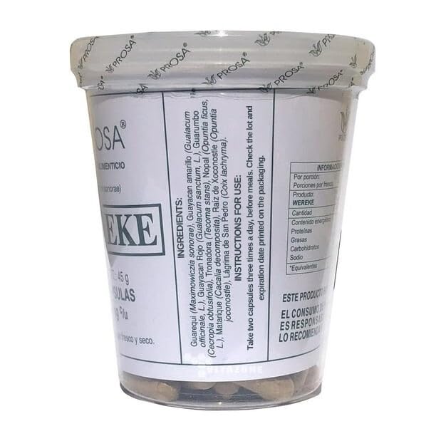 Prosa suplemento alimenticio Margarita Wereke 150 caps 300mg