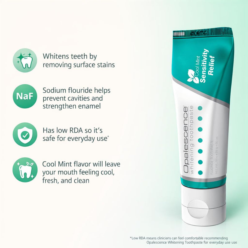 Opalescence GO 15 Mint Whitening Bundle (7 Treatments) & Toothpaste - 6288 | 15% Hydrogen Peroxide Prefilled Teeth Whitening Trays Includes Travel Whitening Sensitivity Toothpaste 1 Oz - Mint Flavor Sensitive / Mint 1 Count (Pack of 7)