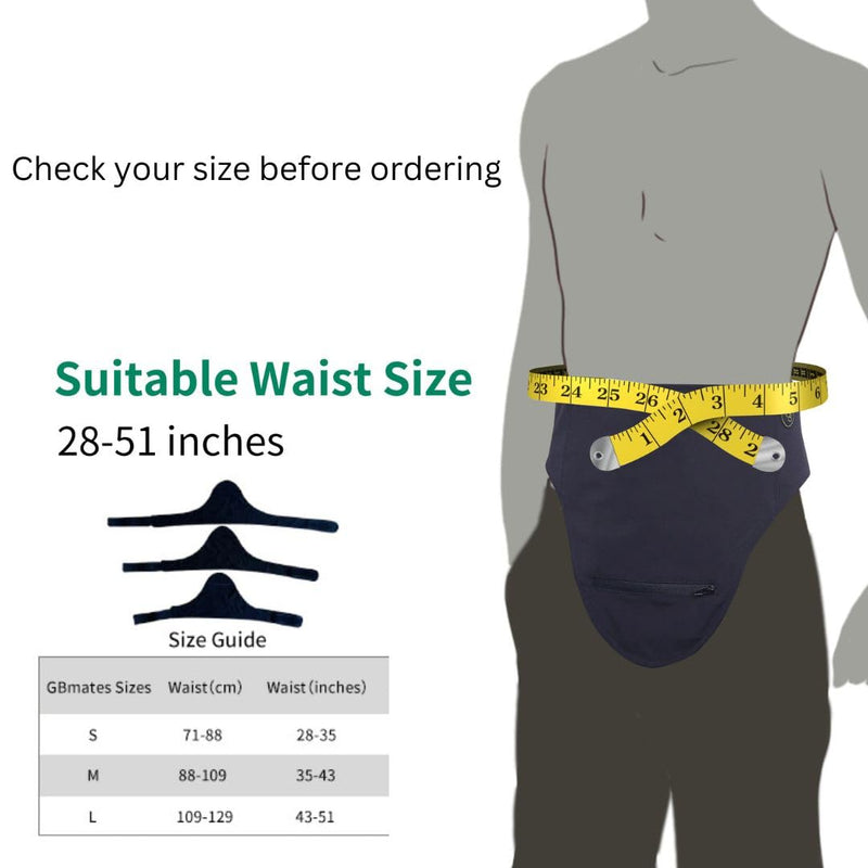 [Australia] - Ostomy Belt- Comfortable Colostomy Belt, Support Ostomy Bag Covers, Ostomy Belt for Men and Women - Adjustable Ostomy Support Belt-Ostomy Wrap (Medium) Medium 