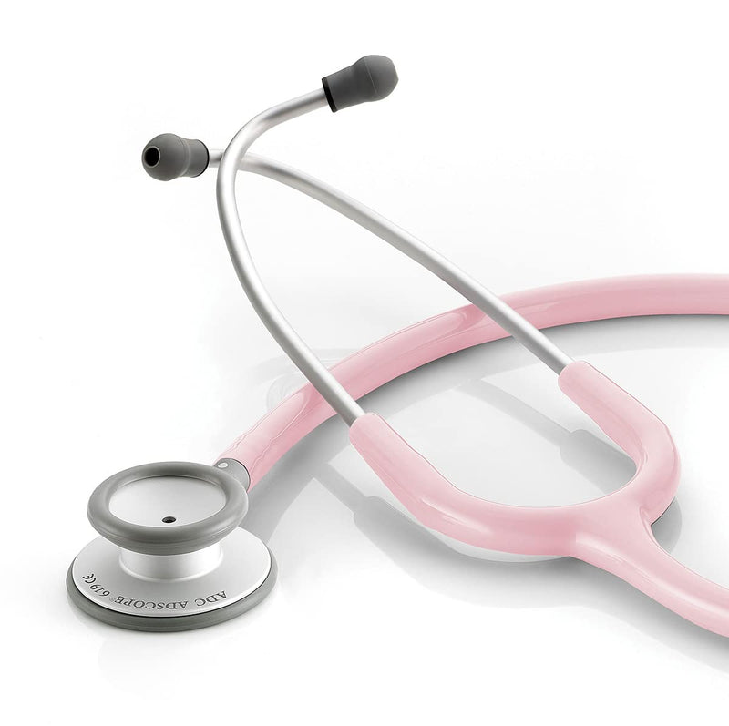 ADC - 619P Adscope Lite 619 Ultra Lightweight Clinician Stethoscope with Tunable AFD Technology, Pink Adscope Lite 619 - New Version